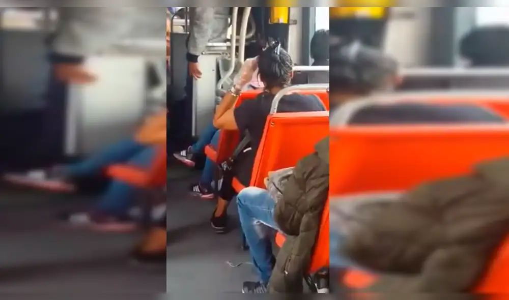 Facebook: Mujer se tiñe el pelo en pleno transporte público y se vuelve viral Facebook: Mujer se tiñe el pelo en pleno transporte público y se vuelve viral