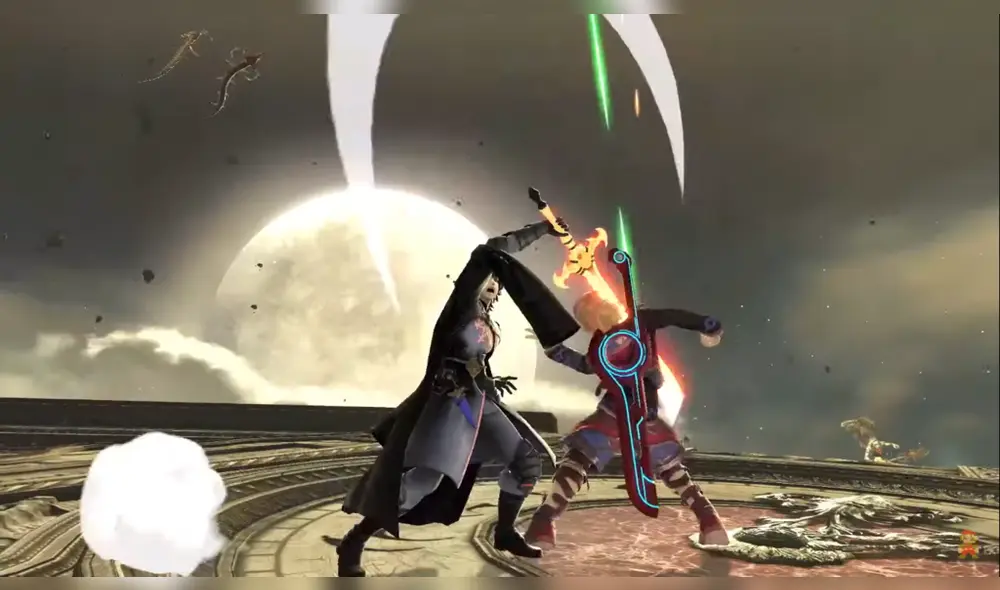 Puede utilizar una espada pero también más armas.