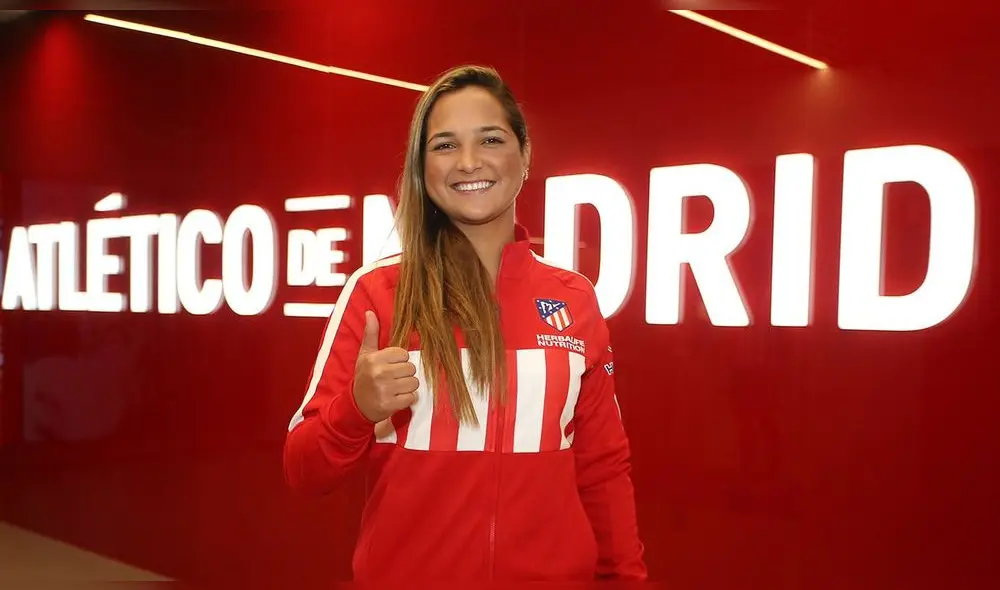 Deyna Castellanos se unió al Club Atlético de Madrid. (Foto: Twitter) Deyna Castellanos se unió al Club Atlético de Madrid. (Foto: Twitter)