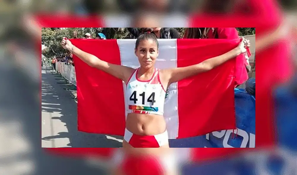 Kimberly García compite en marcha atlética. Foto: Difusión