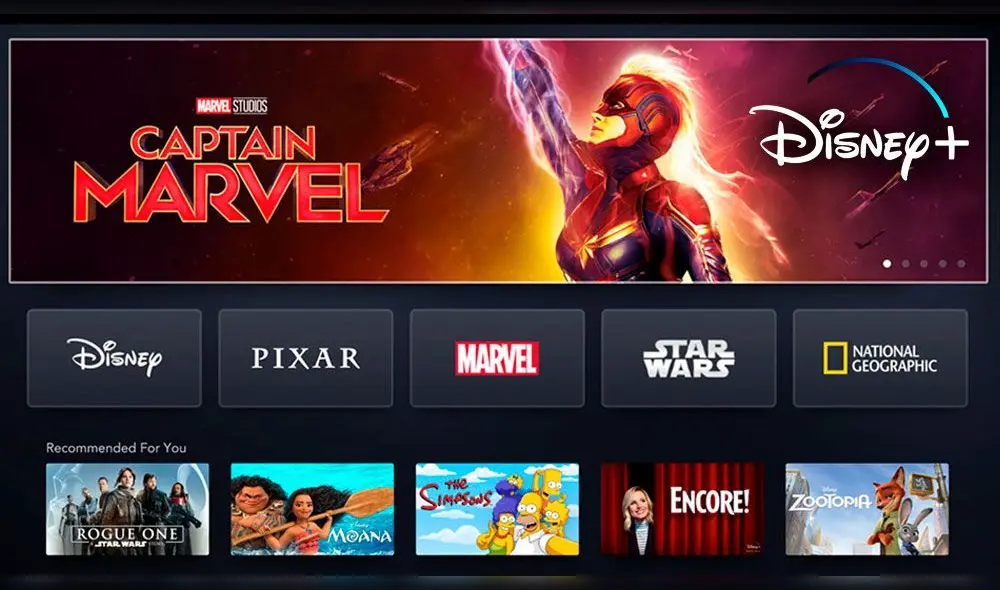 Disney Plus se estrenó hoy en Estados Unidos. Créditos: Difusión