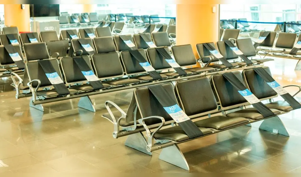 Aeropuerto Jorge Chávez presentó nuevos protocolos de seguridad. (Fotos: John Reyes / La República)