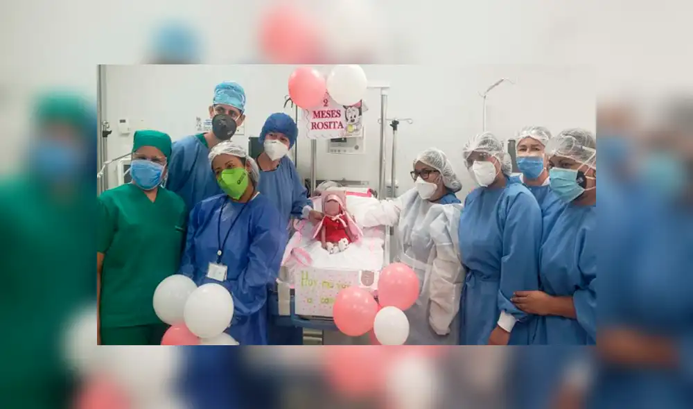 El padre de Rosita solo tuvo palabras de agradecimiento para los profesionales médicos que ayudaron a sobrevivir a su pequeña.