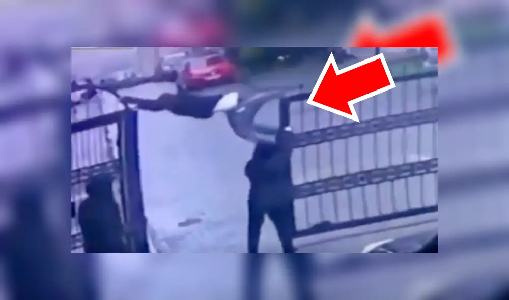 Facebook viral: Ladrón quería robar en zona residencial, pero reja eléctrica le hace 'calzón chino' [VIDEO]