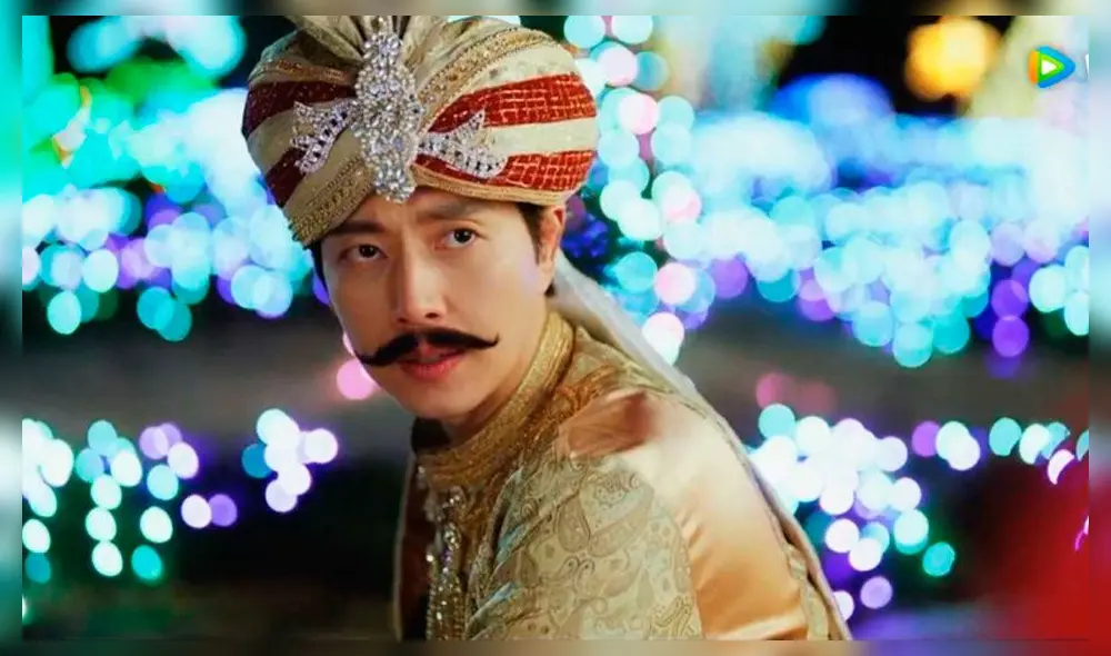 Park Hae Jin realiza CF Hot Chicken Noodle Ramen al estilo Bollywood en dorama Kkondae Intern (MBC, 2020)