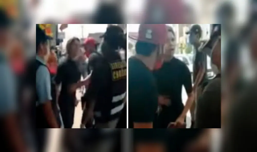 Este no es el único desacato a la autoridad que se registra durante el estado de emergencia. Foto: Captura. Este no es el único desacato a la autoridad que se registra durante el estado de emergencia. Foto: Captura.