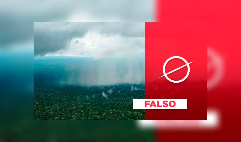 Imagen no corresponde a la lluvia leve que se presentó en Amazonas, Brasil.