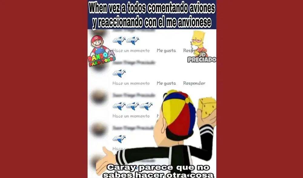 En Facebook los graciosos memes por 'Me aviona' , la nueva reacción