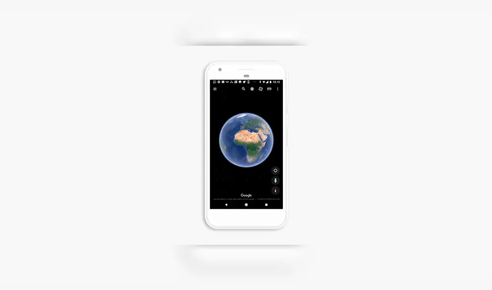 Ahora podrás ver las estrellas del universo desde tu móvil con la nueva interfaz de Google Earth.