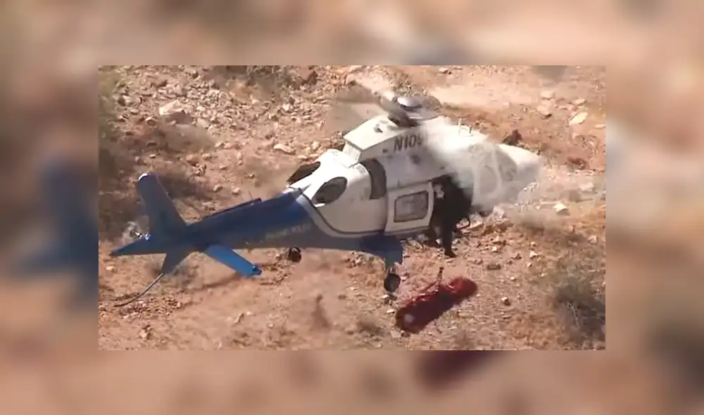 Facebook viral: anciana es rescatada por helicóptero que la hace dar varias vueltas en el aire [VIDEO]