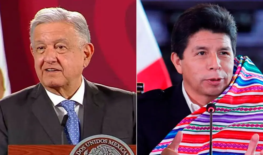 AMLO analiza cancelar o posponer la reunión de la Alianza del Pacífico, luego de que el Congreso de Perú no le diera permiso a Castillo de viajar a México. Foto: YouTube AMLO / Twitter @PedroCastilloTerrones