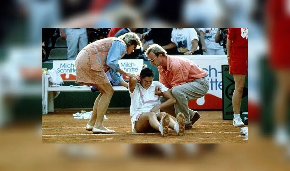 Monica Seles.