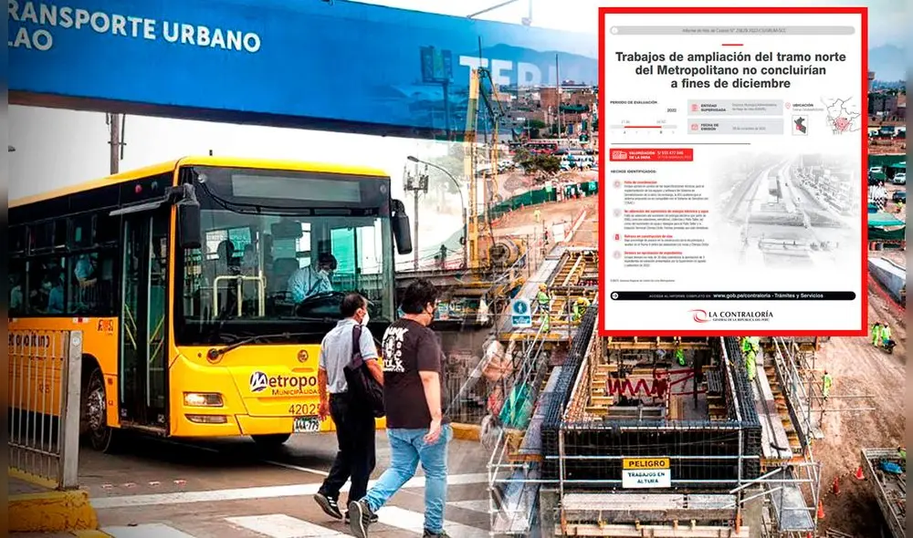 La ampliación del tramo norte del Metropolitano contará con 18 estaciones. Sin embargo, las obras continúan en ejecución. Foto: composición Gerson Cardoso/ATU/MML