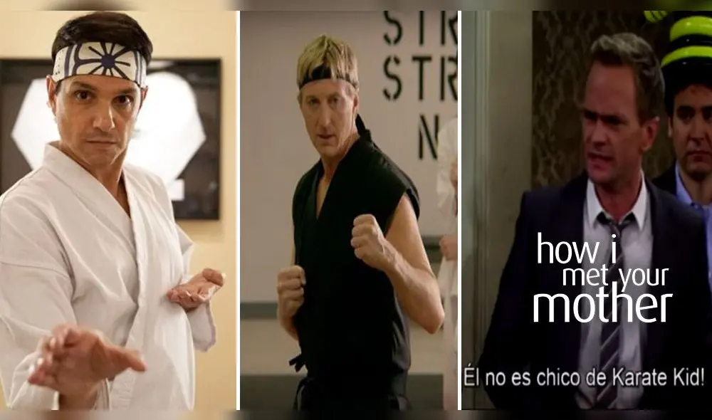 En el 2009, William Zabka y Ralph Macchio fueron parte de How I Met Your Mother -  crédito: Netflix y CBS