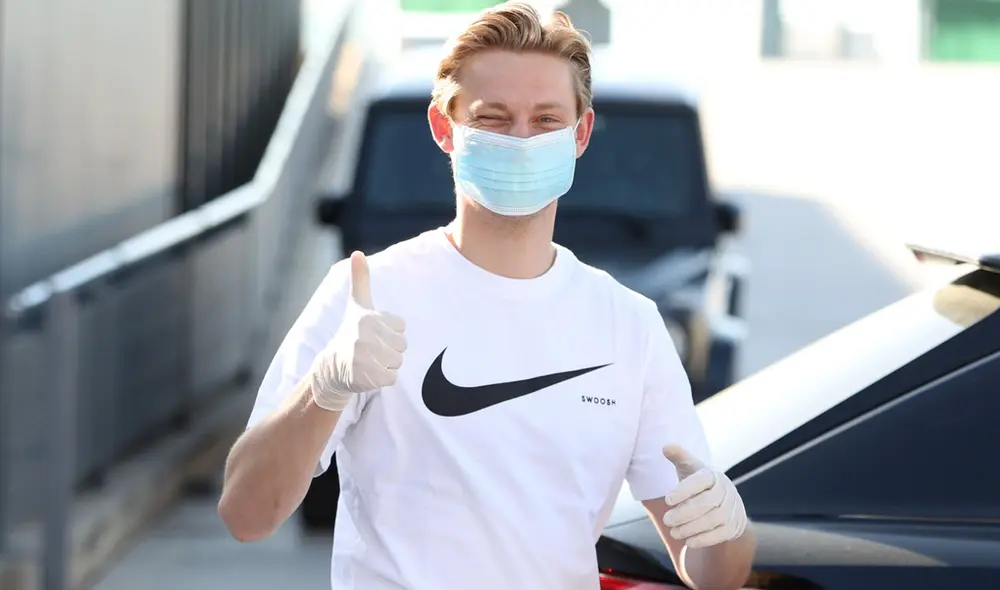 Plantel de Barcelona asistió al Sant Joan Despí para someterse prueba de coronavirus. | FOTO: FC Barcelona