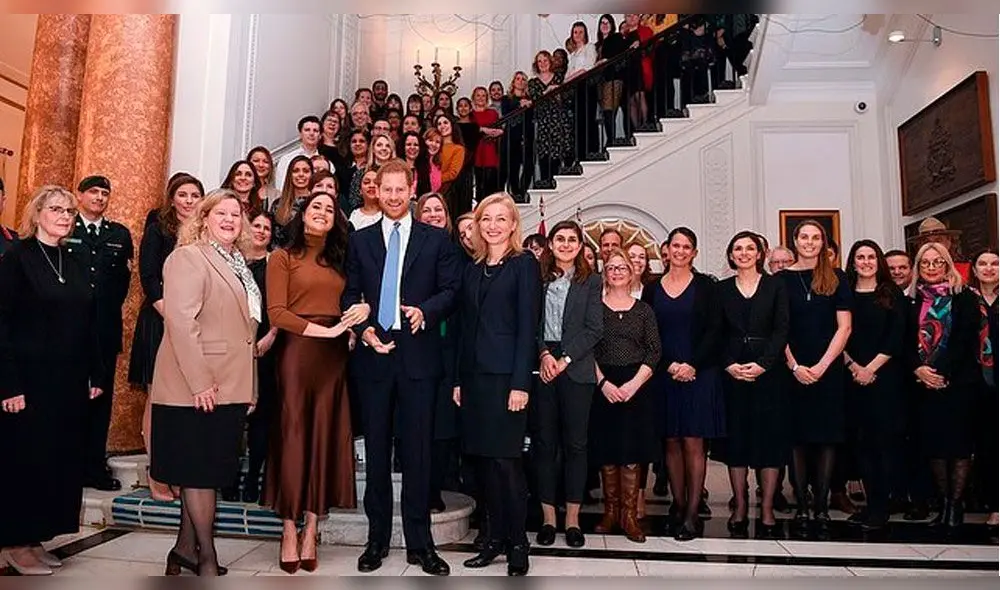 Meghan Markle y el príncipe Harry visitan a la Alta Comisionada de Canadá en Londres. Foto: Instagram Meghan Markle y el príncipe Harry visitan a la Alta Comisionada de Canadá en Londres. Foto: Instagram