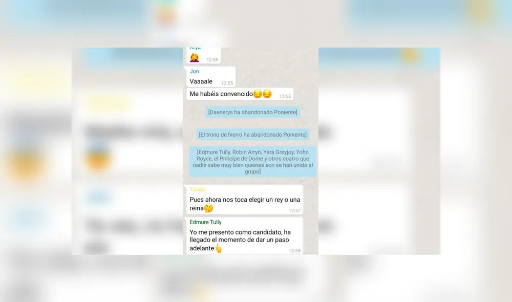El último capítulo de Game of Thrones explicado como un grupo de WhatsApp [FOTOS]