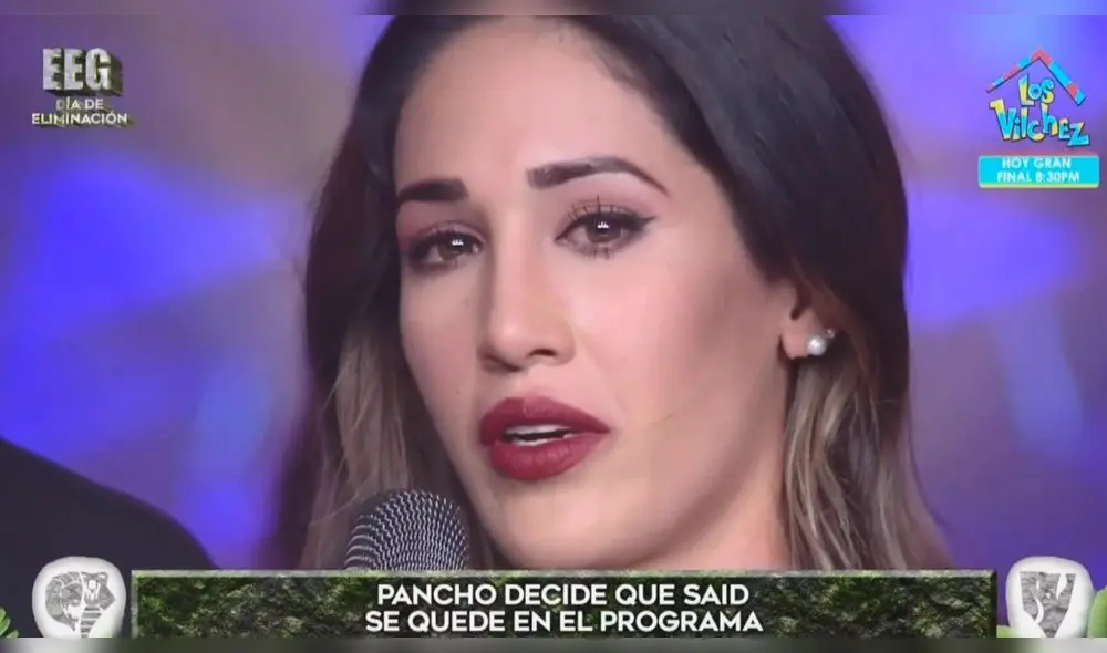 Tepha Loza rompió en llanto tras ser “eliminada” por Pancho Rodríguez en reality