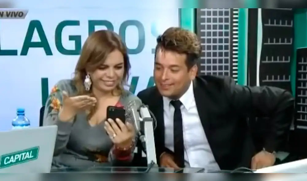 Milagros Leiva canta con imitador de Luis Miguel, pero la callan en programa en vivo [VIDEO]