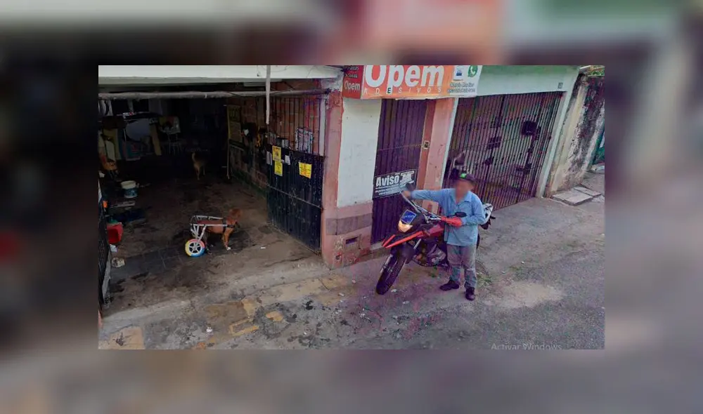 Desliza las imágenes para ver la cautivadora escena que logró registrar un joven en un barrio de Brasil. Foto: Google Maps