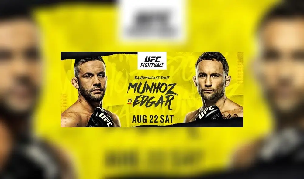 UFC: Munhoz vs. Edgar. Foto: UFC