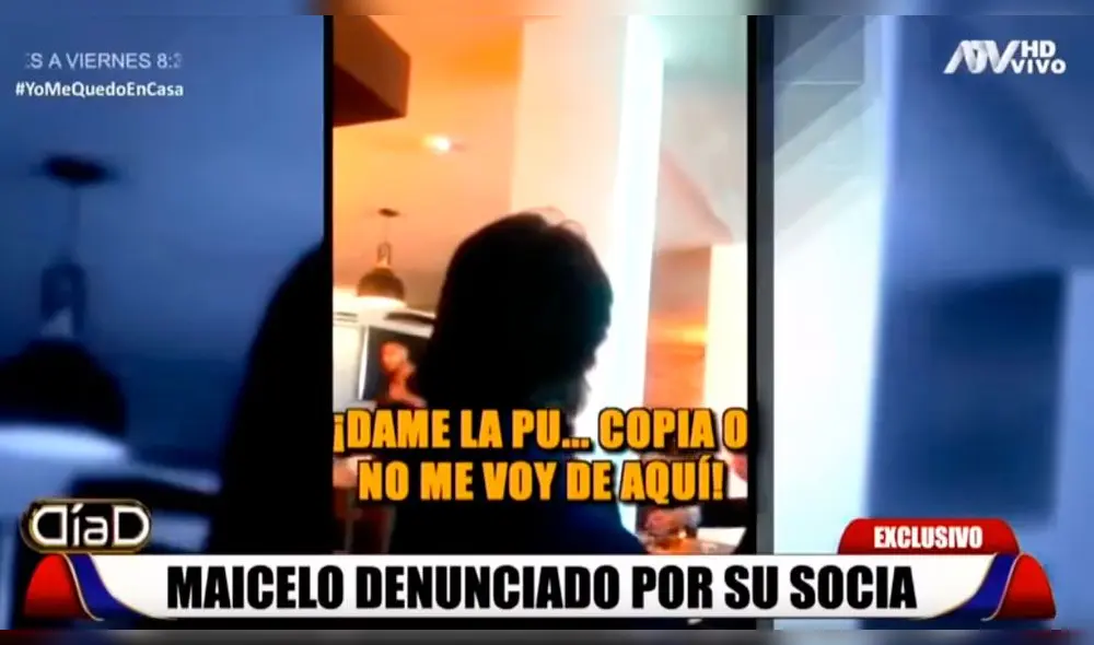 Jonathan Maicelo arma escándalo a socia por restaurante