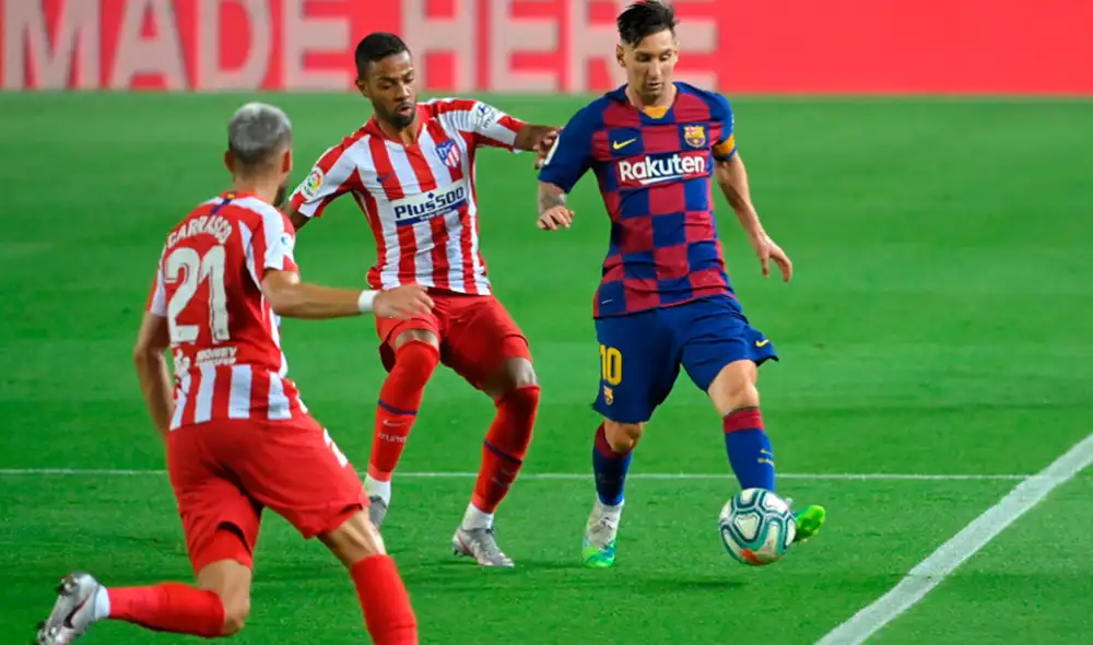 Barcelona visita la casa del Atlético Madrid por la fecha 10 de LaLiga Santander. Foto: AFP. Barcelona visita la casa del Atlético Madrid por la fecha 10 de LaLiga Santander. Foto: AFP.