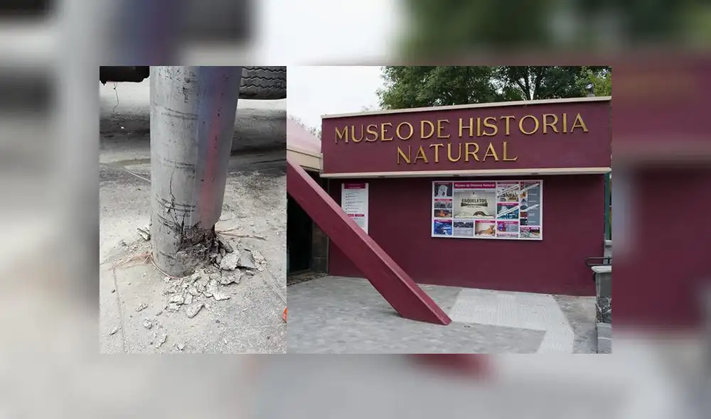 Poste de telefonía es un latente peligro para visitantes de museo Poste de telefonía es un latente peligro para visitantes de museo