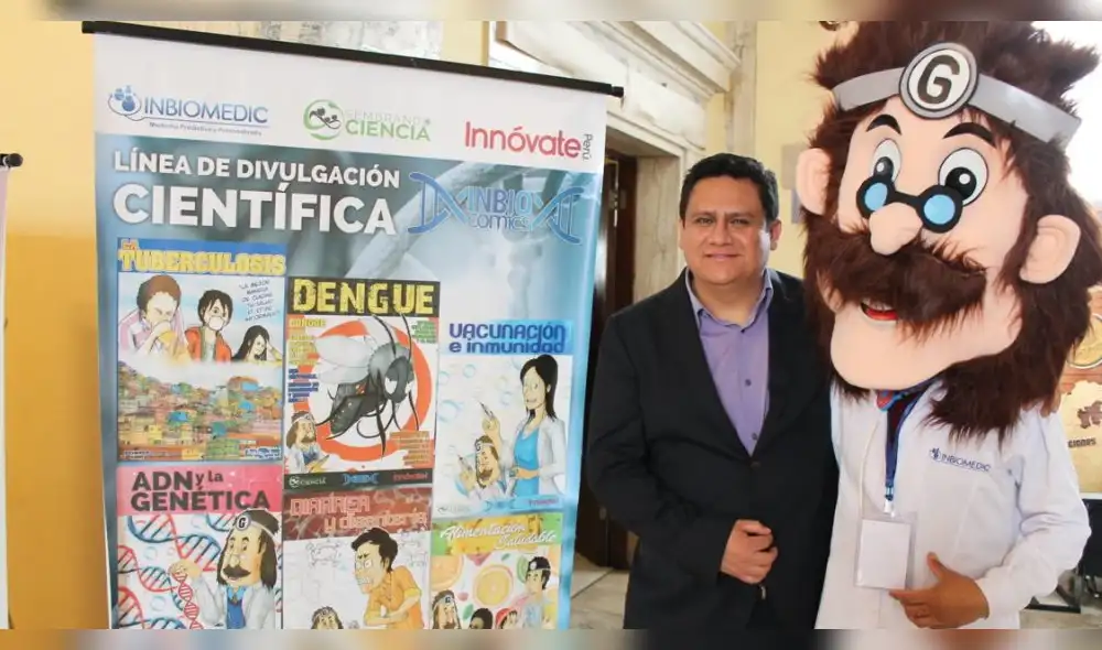 Médico peruano diseña historietas para educar a niños y jóvenes sobre enfermedades