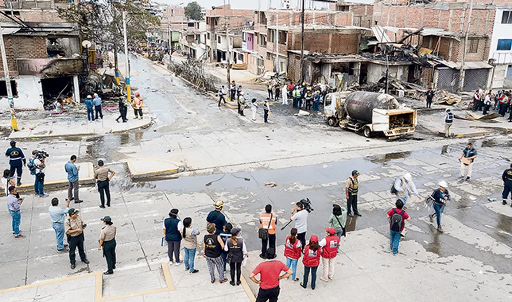 La muerte apareció desde el interior de un camión de gas