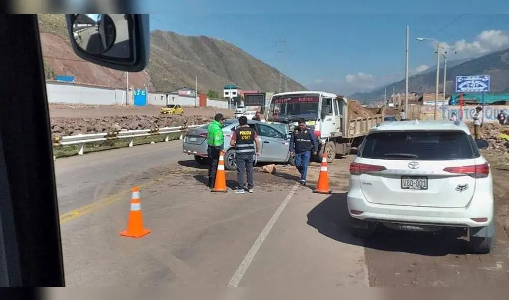 Violento choque en la vía Cusco – Arequipa deja un muerto y tres heridos