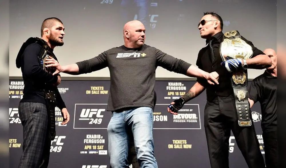 Khabib vs. Ferguson. Khabib vs. Ferguson.