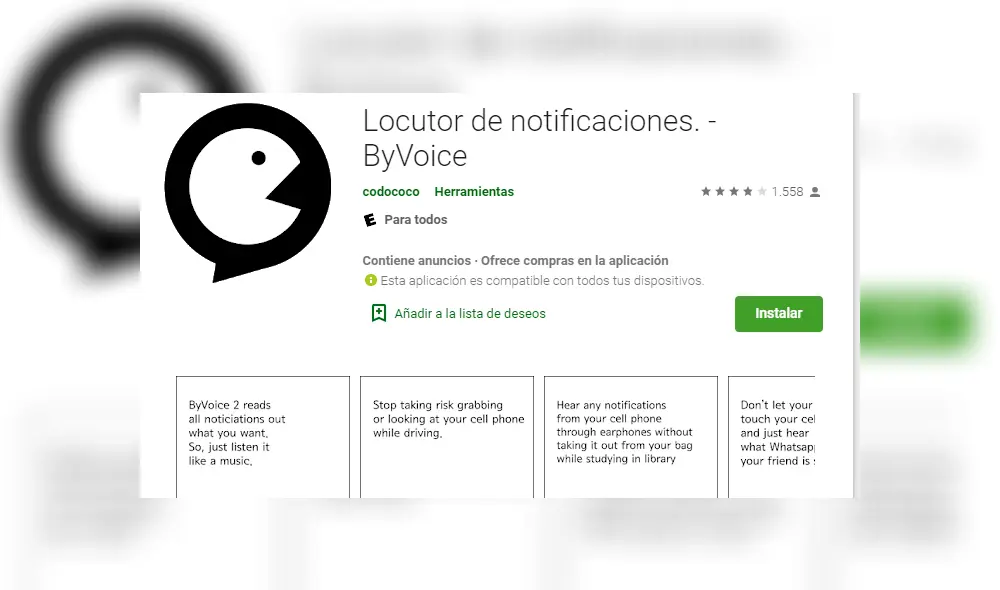 Si tienes un Android. Foto: Captura.