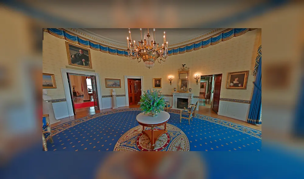 El hogar de Donald Trump alberga innumerables cuadros y pasadizos. Foto: Google Maps