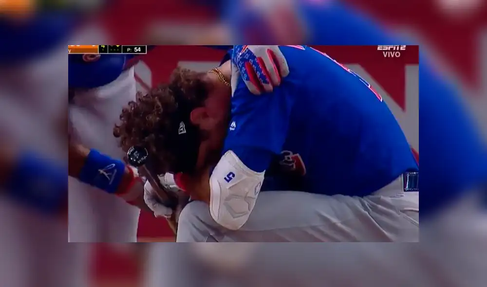 Beisbolista llora tras golpear accidentalmente con un pelotazo a una niña [VIDEO]