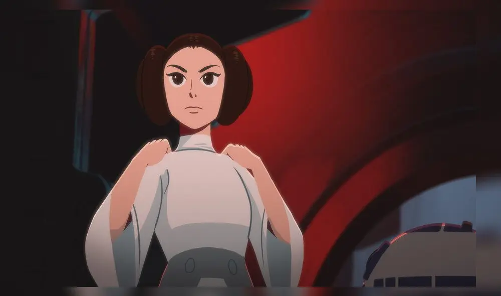 Leia recibe merecido homenaje. Foto: Star Wars. Leia recibe merecido homenaje. Foto: Star Wars.