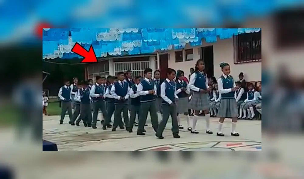 Los niños quisieron despedir el año bailando un tremendo 'cumbión', en lugar de un clásico vals. Foto: captura