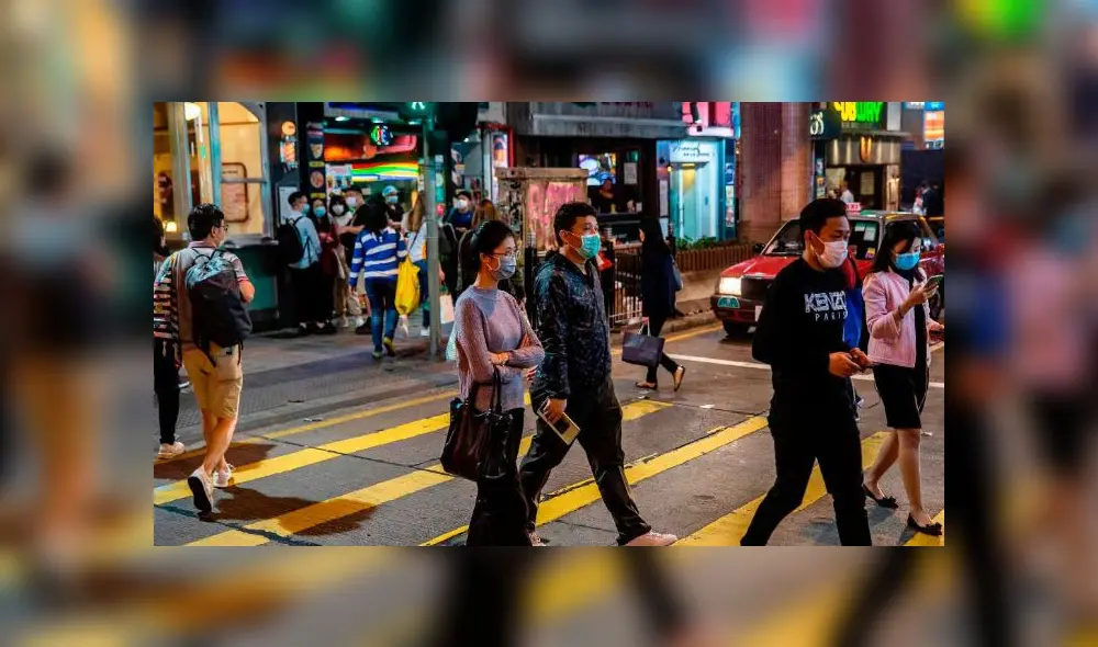 Hong Kong fue uno de los primeros territorios en pedir el uso de mascarillas. Fuente: AFP / Getty Images.