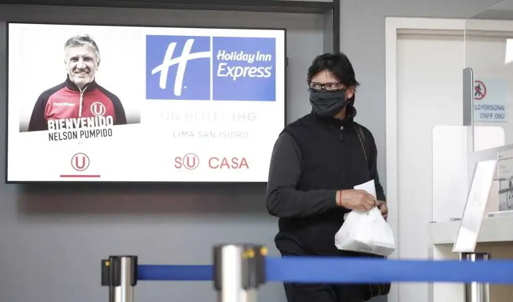 Ángel Comizzo arribó a Lima este viernes 3 de julio. | Foto: Antonio Melgarejo