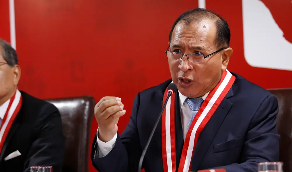 Víctor Ticona, presidente del Jurado Nacional de Elecciones. Foto: La República.