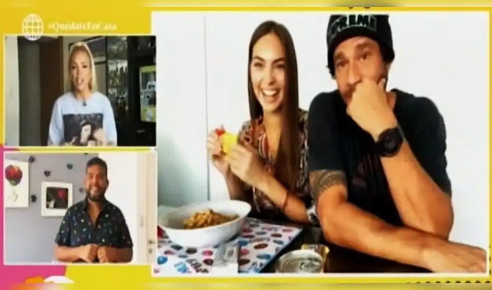 Yaco Eskenazi y Natalie Vértiz en Estás en todas