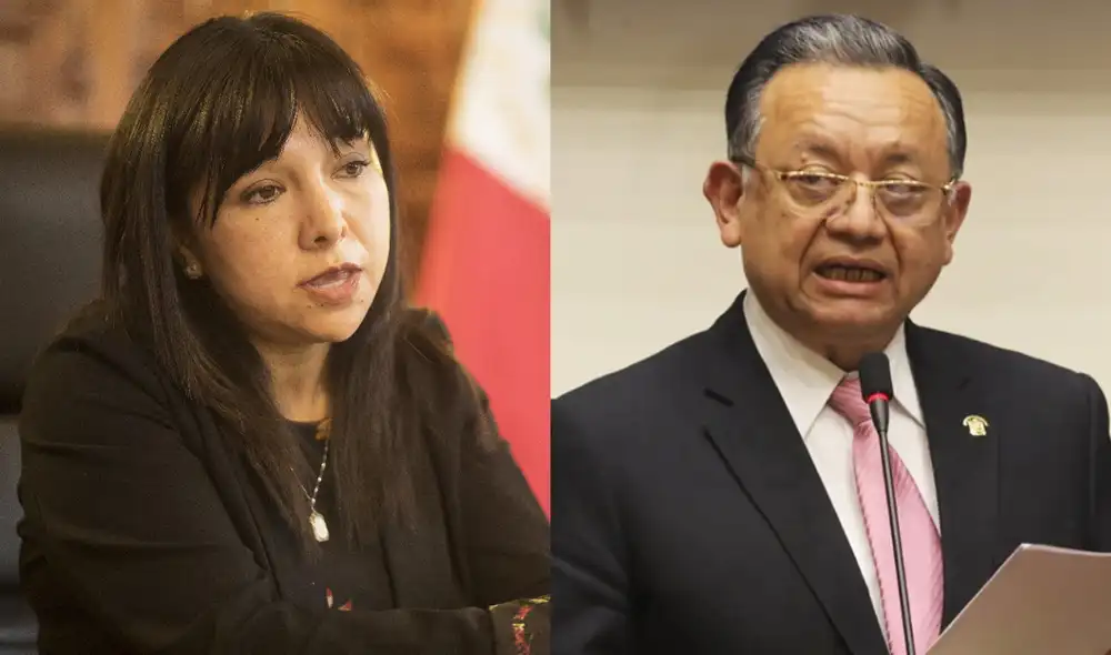 Mirtha Vásquez aseguró que la Mesa Directiva continuará con su labor fiscalizadora. Edgar Alarcón tiene denuncias por corrupción en su contra. Foto: composición/La República y Congreso