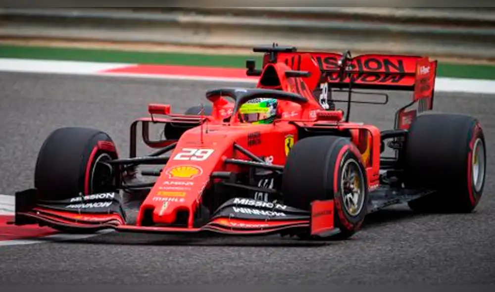 Mick Schumacher realizó pruebas con Ferrari y se acerca a la F1