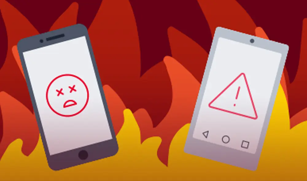 Te contamos los motivos que pueden provocar el aumento de temperatura en tu móvil. | Foto: AVG