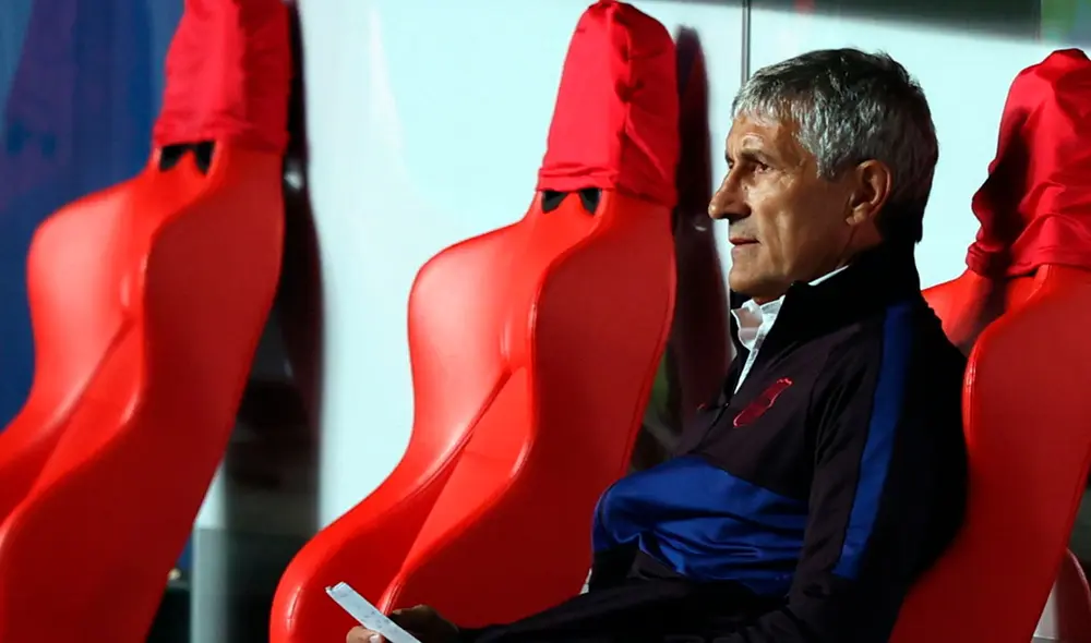 Quique Setién fue nombrado como entrenador del FC Barcelona tras la destitución de Valverde. Foto: EFE Quique Setién fue nombrado como entrenador del FC Barcelona tras la destitución de Valverde. Foto: EFE