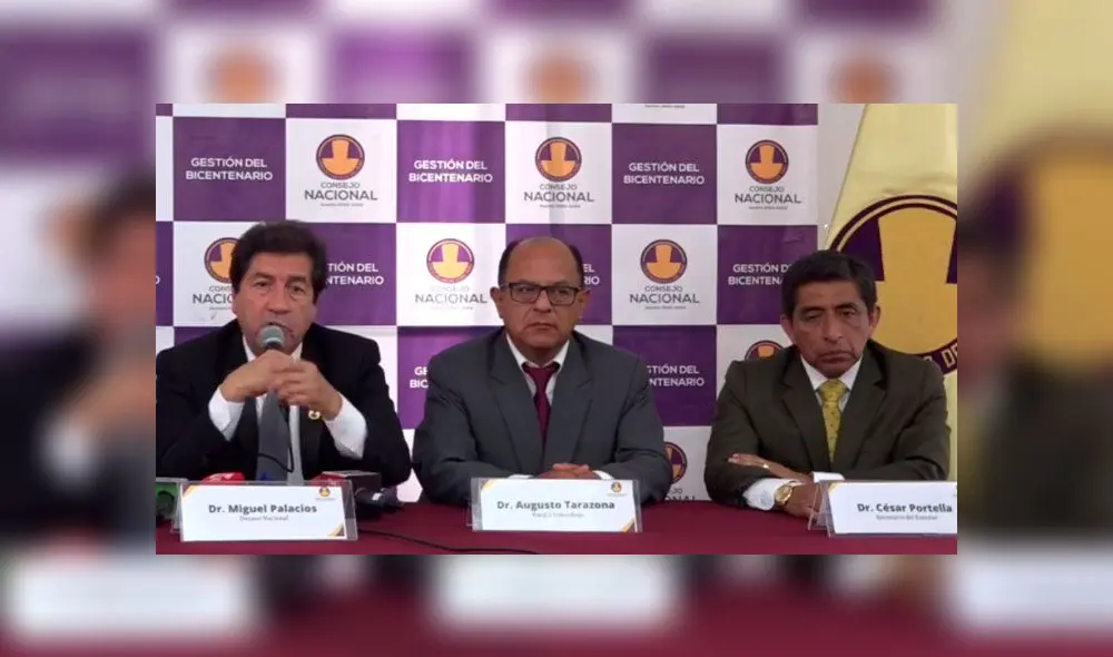 Representantes del Colegio Médico del Perú se pronuncian sobre coronavirus. Créditos: Captura Facebook.