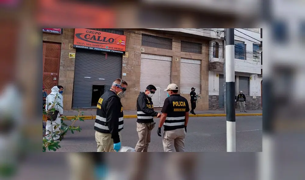 Representantes de la Fiscalía acudieron a la tienda denominada Comercializadora Callo Representantes de la Fiscalía acudieron a la tienda denominada Comercializadora Callo