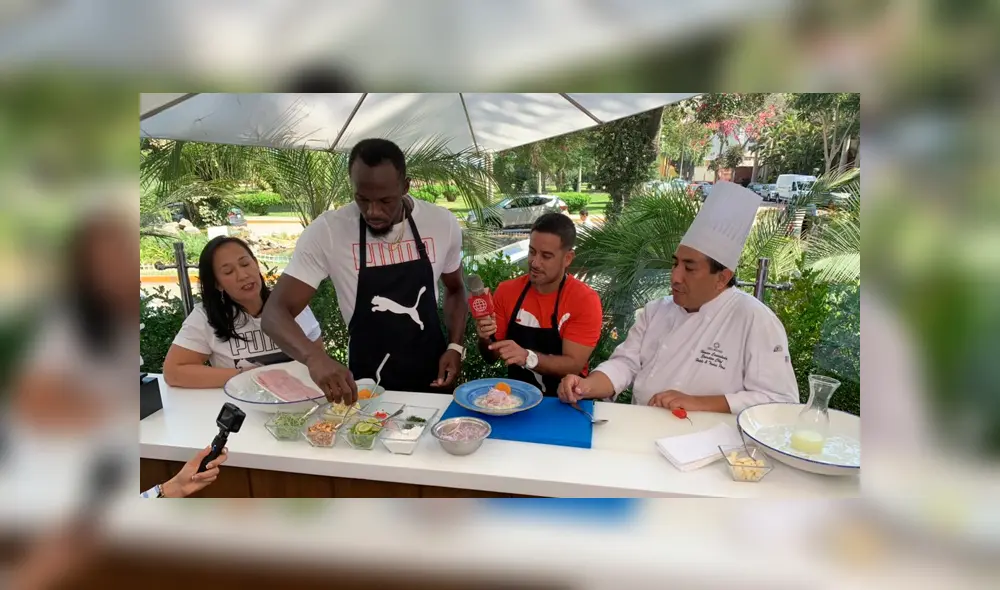 Usain Bolt prepara ceviche y sorprende con su habilidad culinaria [VIDEO]