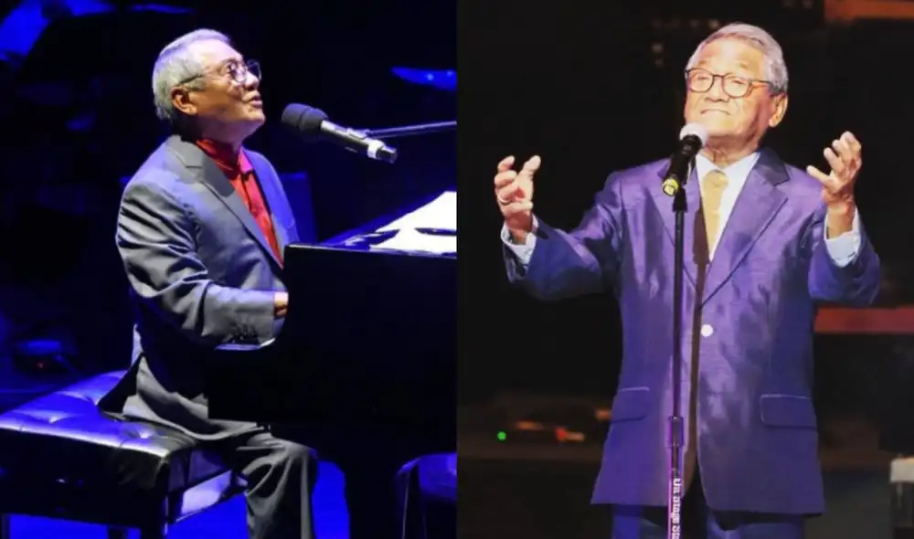 Hija y esposa de Armando Manzanero llegaron con los restos del cantante.