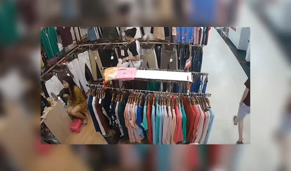 YouTube viral: cámaras captan a mujer robando en tienda mientras vendedora se maquillaba [VIDEO]